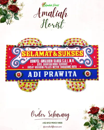 Karangan Bunga Ucapan Selamat di Sabarwangi